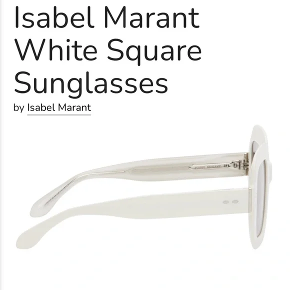ISABEL MARANT Sunglasses Woman ivory-
gray  New - Picture 6 of 16